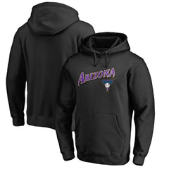 Arizona Diamondbacks Vintage Cooperstown Collection Wahconah Fitted Pullover Hoodie - MLB Hoodies