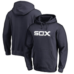 Chicago White Sox Vintage Cooperstown Collection Wahconah Fitted Pullover Hoodie - MLB Hoodies