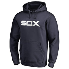 Chicago White Sox Vintage Cooperstown Collection Wahconah Fitted Pullover Hoodie - MLB Hoodies