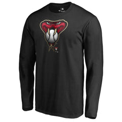 Arizona Diamondbacks Midnight Mascot Long Sleeve T-Shirt - MLB T-shirts
