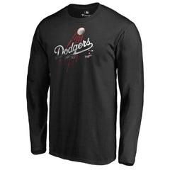 Los Angeles Dodgers Midnight Mascot Long Sleeve T-Shirt - MLB T-shirts