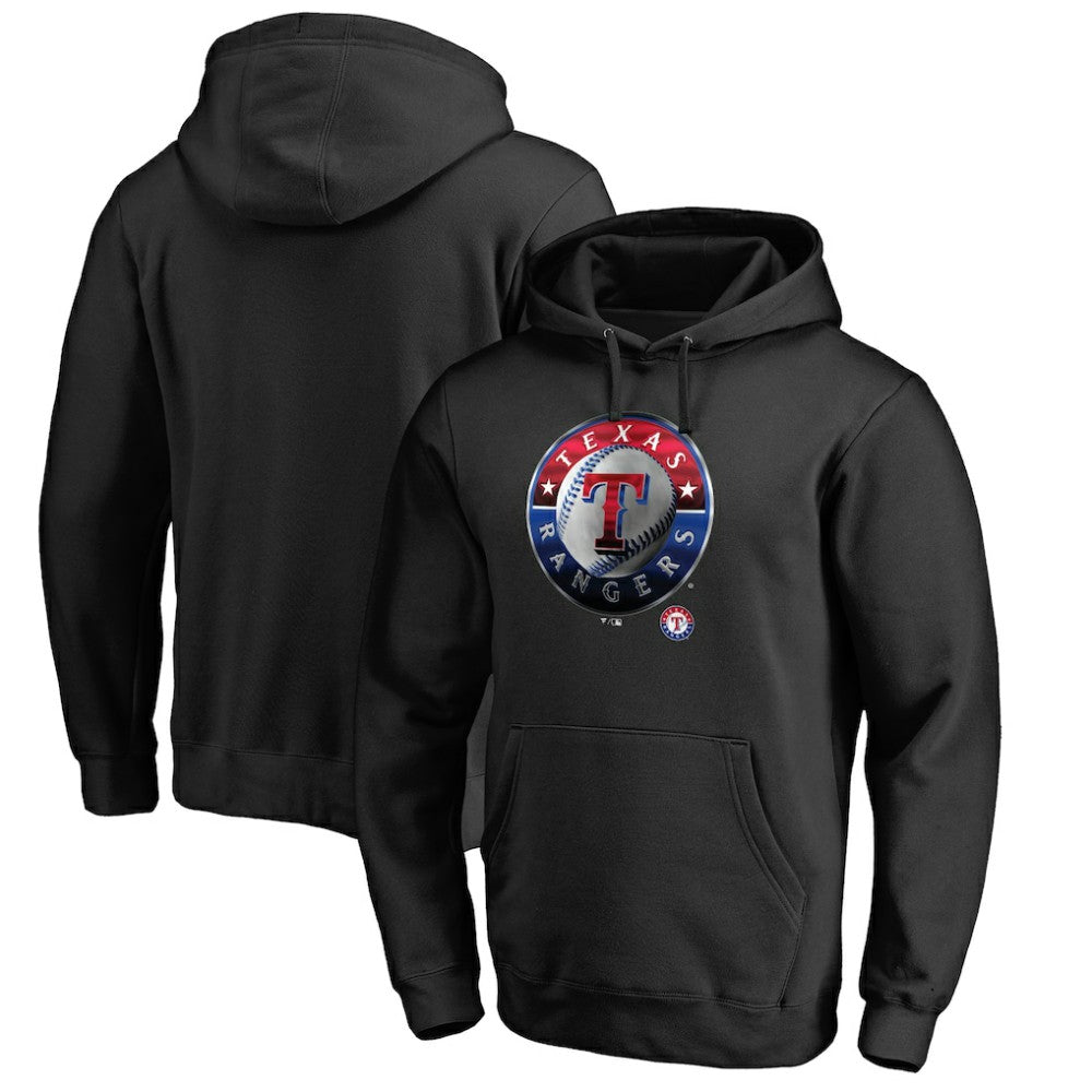 Texas Rangers Midnight Mascot Pullover Hoodie - MLB Hoodies