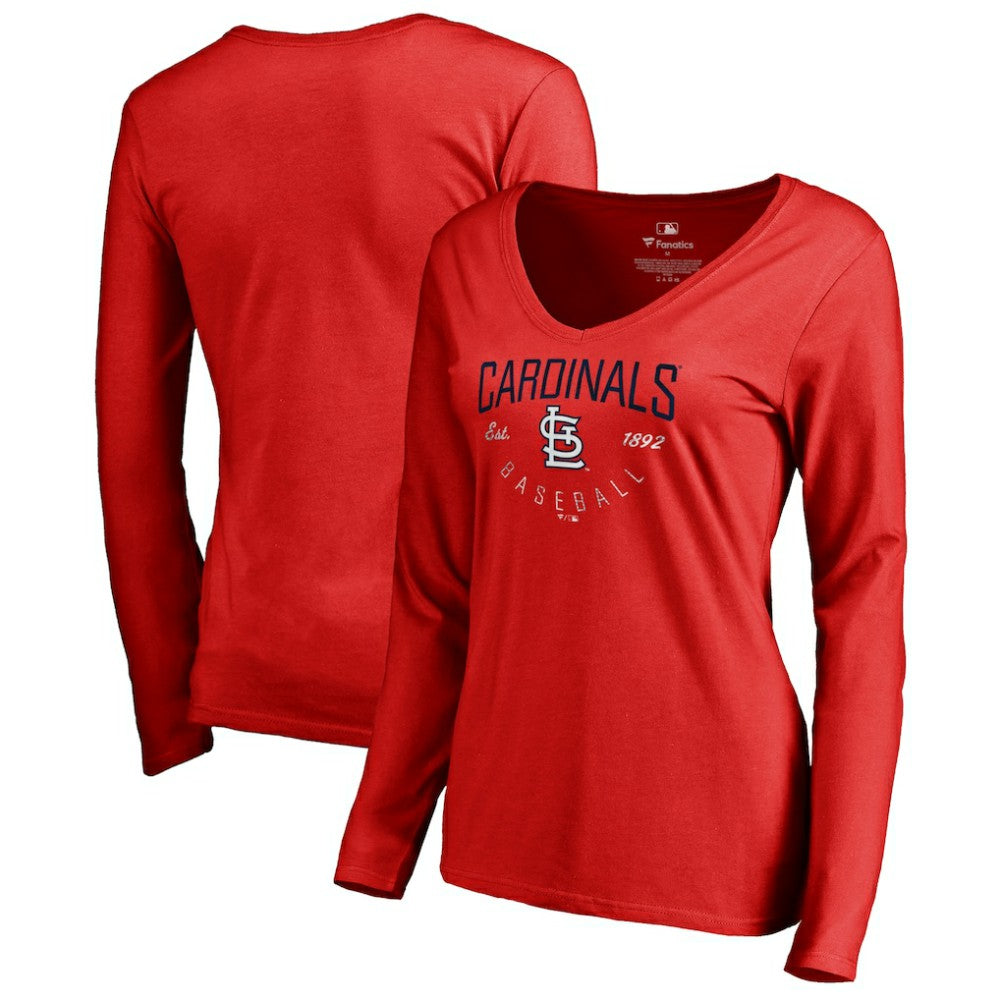 St. Louis Cardinals Women's Live For It Long Sleeve T-Shirt - MLB T-shirts