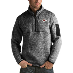 Kansas City Chiefs Antigua Fortune Big & Tall Quarter-Zip Pullover Jacket | NFL Online
