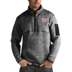New York Giants Antigua Fortune Big & Tall Quarter-Zip Pullover Jacket | NFL US
