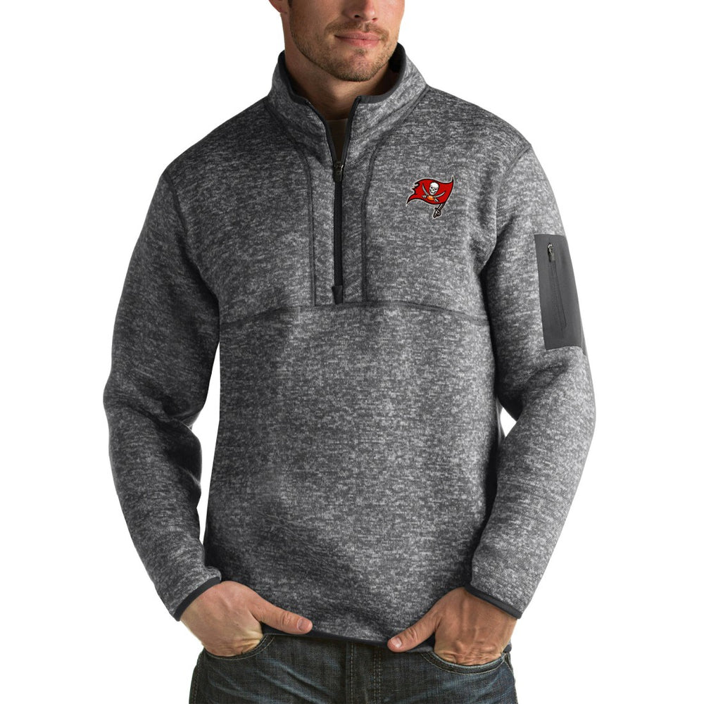 Tampa Bay Buccaneers Antigua Fortune Big & Tall Quarter-Zip Pullover Jacket | NFL US