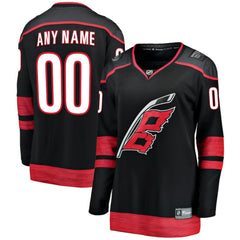 Carolina Hurricanes Fanatics Women's Home Breakaway Custom Jersey - NHL Jerseys