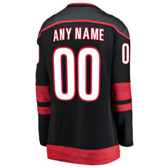 Carolina Hurricanes Fanatics Women's Home Breakaway Custom Jersey - NHL Jerseys