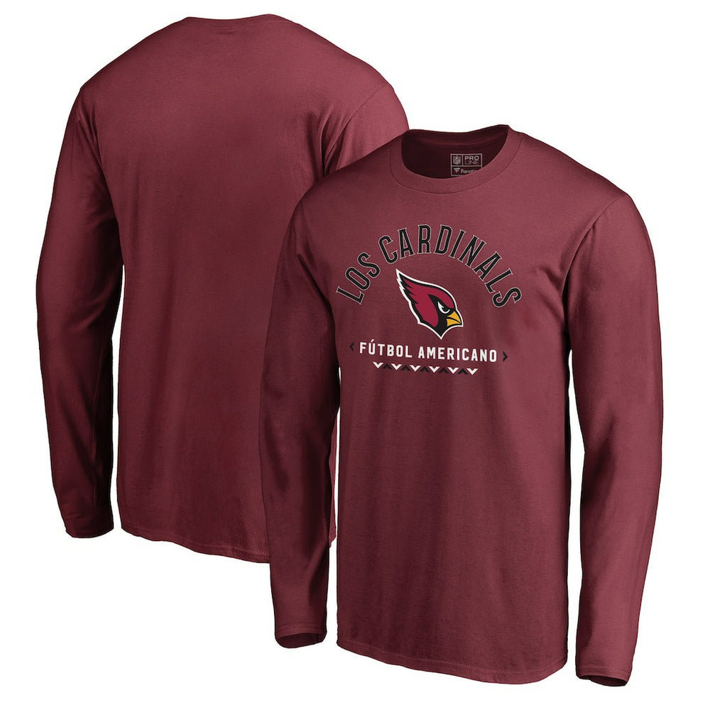 Arizona Cardinals Futbol Americano Long Sleeve T-Shirt | NFL Discount