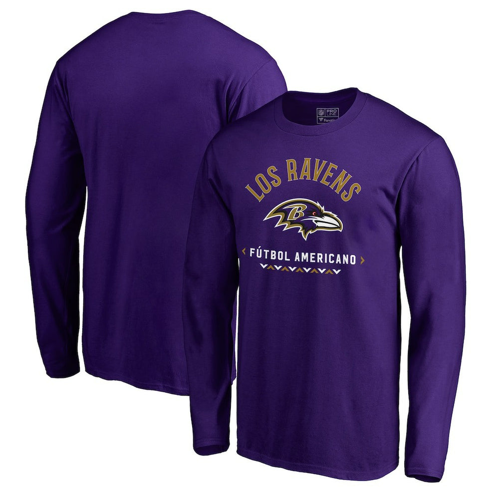 Baltimore Ravens Futbol Americano Long Sleeve T-Shirt | NFL Sale