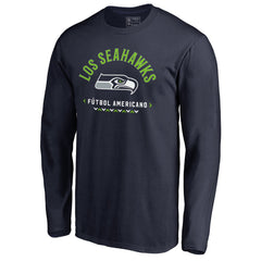 Seattle Seahawks Futbol Americano Long Sleeve T-Shirt | NFL Hot