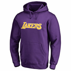 Purple LeBron James Los Angeles Lakers Sidesweep Name & Number Pullover Hoodie | NBA