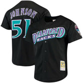 Randy Johnson Arizona Diamondbacks Mitchell & Ness Big & Tall Cooperstown Mesh Batting Practice Jersey - MLB Jerseys