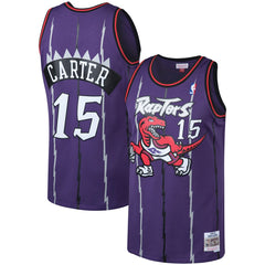 Purple Vince Carter Toronto Raptors 1998/99 Big & Tall Hardwood Classics Swingman Jersey | NBA