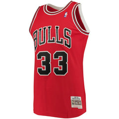 Red Scottie Pippen Chicago Bulls 1997/98 Big & Tall Hardwood Classics Swingman Jersey sale | NBA