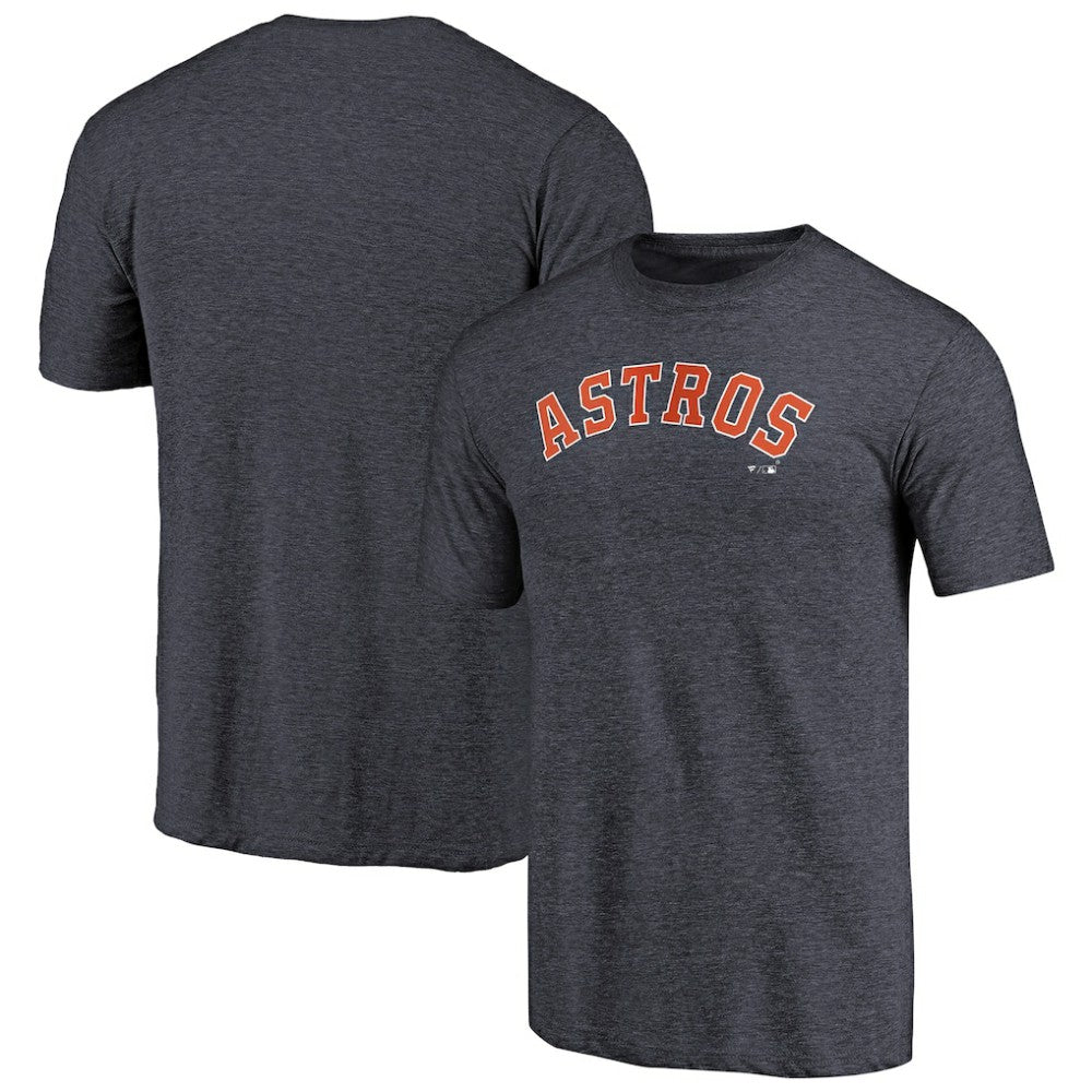 Houston Astros Team Wordmark Tri-Blend T-Shirt - MLB T-shirts