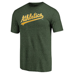 Athletics Team Wordmark Tri-Blend T-Shirt - MLB T-shirts