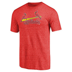 St. Louis Cardinals Team Wordmark Tri-Blend T-Shirt - MLB T-shirts