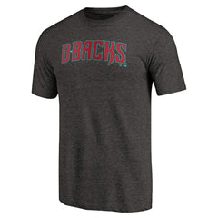 Arizona Diamondbacks Team Wordmark Tri-Blend T-Shirt - MLB T-shirts