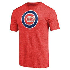Chicago Cubs Team Wordmark Tri-Blend T-Shirt - MLB T-shirts