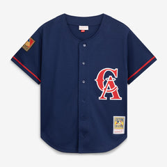 Bo Jackson California Angels Mitchell & Ness Cooperstown Collection Mesh Batting Practice Button-Up Jersey - MLB Jerseys