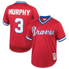 Dale Murphy Atlanta Braves Mitchell & Ness Youth Cooperstown Collection Mesh Batting Practice Jersey - MLB Jerseys