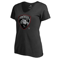 Florida Panthers Women's Core Smoke V-Neck T-Shirt - NHL T-shirts