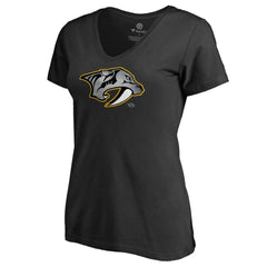 Nashville Predators Women's Core Smoke V-Neck T-Shirt - NHL T-shirts