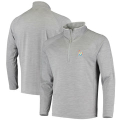 Miami Marlins Vineyard Vines Performance Sankaty Half-Zip Pullover Top - MLB Pullover
