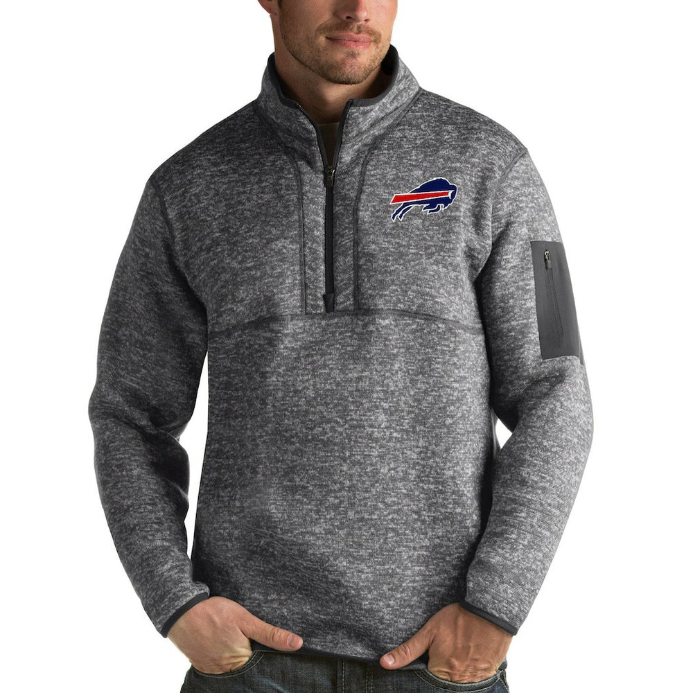 Buffalo Bills Antigua Fortune Quarter-Zip Pullover Jacket | NFL Discount