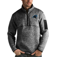 Carolina Panthers Antigua Fortune Quarter-Zip Pullover Jacket | NFL Discount