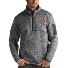 Chicago Bears Antigua Fortune Quarter-Zip Pullover Jacket | NFL US