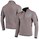 Detroit Lions Antigua Fortune Quarter-Zip Pullover Jacket | NFL Online