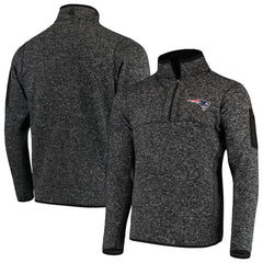 New England Patriots Antigua Fortune Quarter-Zip Pullover Jacket | NFL US