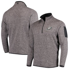 Philadelphia Eagles Antigua Fortune Quarter-Zip Pullover Jacket | NFL Outlet