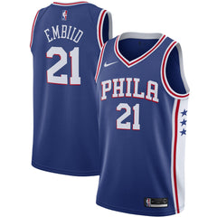 Royal Joel Embiid Philadelphia 76ers 2019/2020 Swingman Jersey | NBA