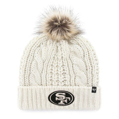 San Francisco 49ers '47 Women's Meeko Cuffed Knit Hat With Pom | NFL Discount