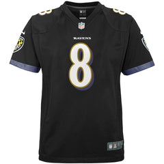 Baltimore Ravens Lamar Jackson Youth Game Jersey | NFL Outlet