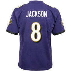 Baltimore Ravens Lamar Jackson Youth Game Jersey | NFL Online