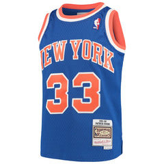 Blue Patrick Ewing New York Knicks Youth Hardwood Classics Swingman Throwback Jersey | NBA