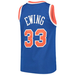 Blue Patrick Ewing New York Knicks Youth Hardwood Classics Swingman Throwback Jersey | NBA