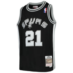 Black Tim Duncan San Antonio Spurs Youth Swingman Throwback Jersey | NBA