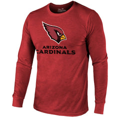 Arizona Cardinals Majestic Threads Lockup Tri-Blend Long Sleeve T-Shirt | NFL Discount