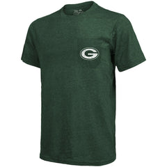 Green Bay Packers Majestic Threads Tri-Blend Pocket T-Shirt | NFL Outlet