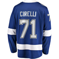 Anthony Cirelli Tampa Bay Lightning Fanatics Home Breakaway Player Jersey - NHL Jerseys