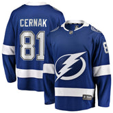 Erik Cernak Tampa Bay Lightning Fanatics Home Breakaway Player Jersey - NHL Jerseys