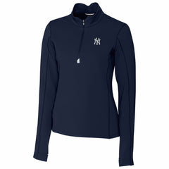 New York Yankees Cutter & Buck Women's Traverse Half-Zip Pullover Jacket - MLB Jackets