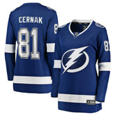 Erik Cernak Tampa Bay Lightning Fanatics Women's Home Breakaway Player Jersey - NHL Jerseys