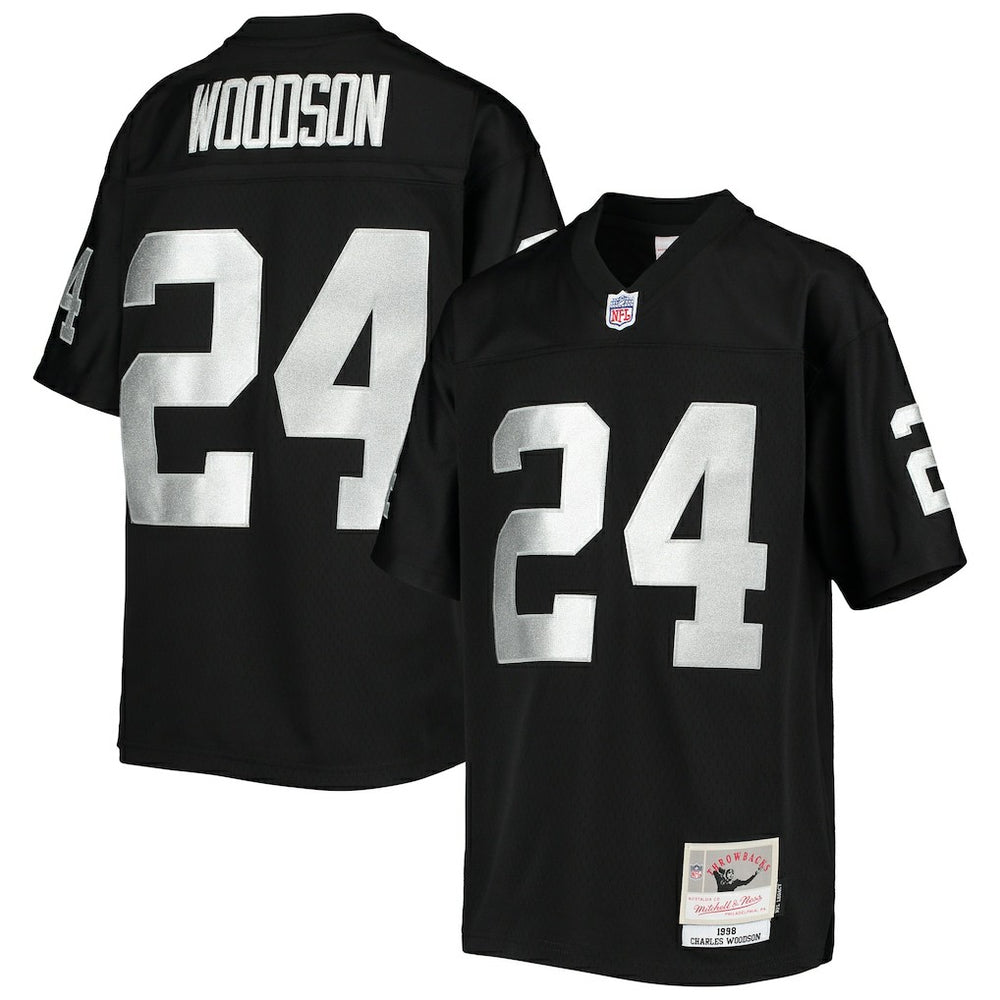 Las Vegas Raiders Charles Woodson Youth 1998 Legacy Retired Player Jersey | NFL On sale