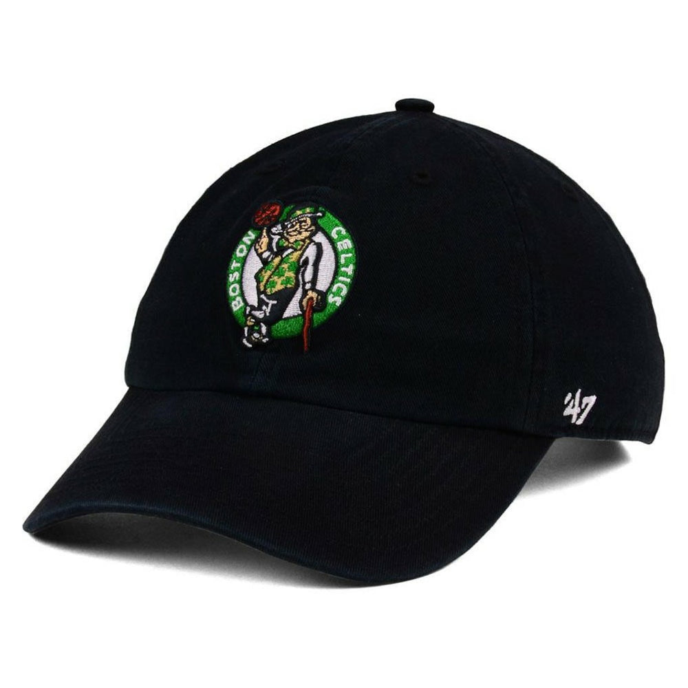 Black Boston Celtics '47 Core Logo Clean Up Adjustable Hat | NBA